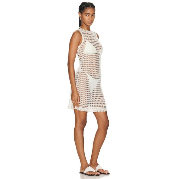 NWT Guest In Residence Gigi Hadid Seashell Tunic in Purple 100% Cashmere Medium - Picture 2 of 13